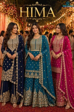 Mrudangi Hima Embroidered Salwar Kameez Collection Rehmat Boutique