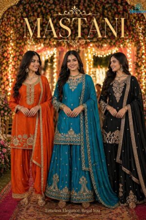 Mrudangi Mastani Chinon Silk Wedding Salwar Kameez Rehmat Boutique