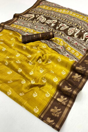 Lux Vol 33 Dola Silk Zari Casual Wear Saree Collection Rehmat Boutique