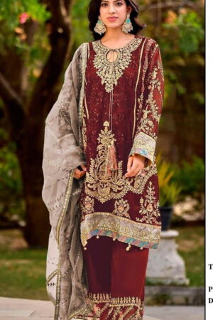 Bilqis B 142 E To H Embroidery Work Readymade Pakistani Salwar Suits Rehmat Boutique