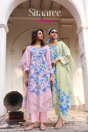 Kimora Sitaaree Lawn Cotton Embroidered Salwar Kameez Rehmat Boutique