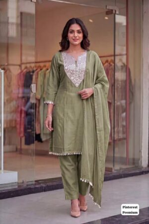 Pinterest Premium Vol 3 Crush Silk Kurti With Bottom Dupatta Rehmat Boutique