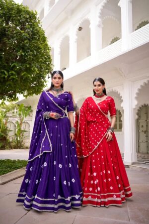 Taraa L 1663 Pure Chanderi Printed Lehenga Choli Rehmat Boutique