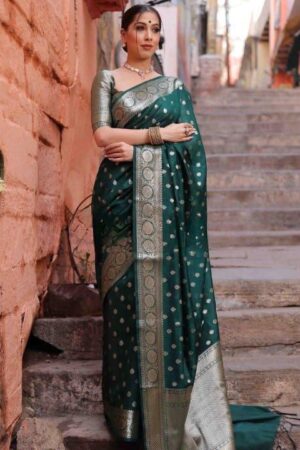 Soft Silk 7000 Lichi Silk Traditional Saree Collection Rehmat Boutique