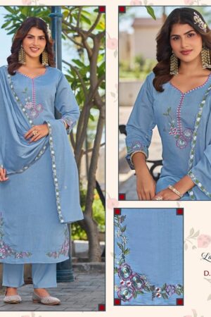 Ladies Flavour 3432 To 3434 Mul Chanderi Kurti Set With Dupatta Rehmat Boutique