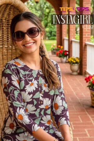 Tips And Tops Instagirl Vol 2 Printed Co Ord Set Collection Rehmat Boutique