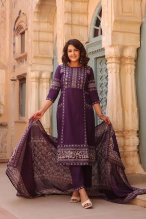 Naisha K 927 Cotton Kurti With Bottom Dupatta Rehmat Boutique