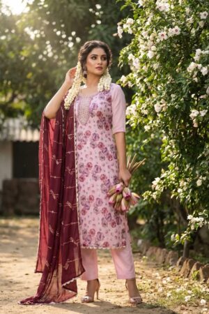 Rimzim Vol 26 Viscose Handwork Kurti With Bottom Dupatta Rehmat Boutique