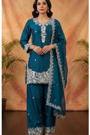 Khas 4527 A To D Roman Embroidered Readymade Suits Collection Rehmat Boutique