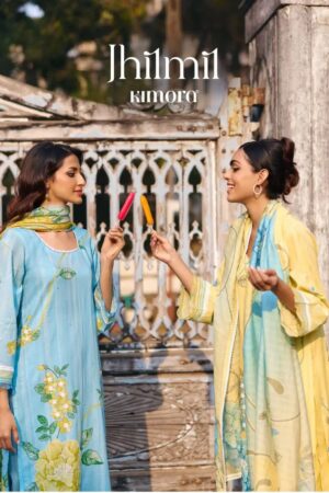 Kimora Jhilmil Vol 79 Lawn Cotton Salwar Kameez Rehmat Boutique