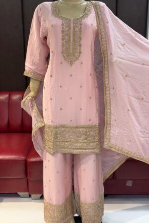 Sw 1947 Pure Chinon Beads Worked Salwar Suits Collection Rehmat Boutique