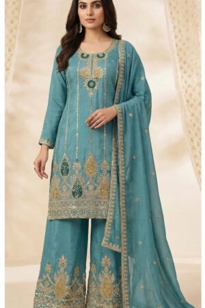 Zorista 10095 A To D Chinon Silk Readymade Pakistani Suits Rehmat Boutique