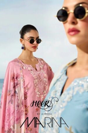 Kimora Heer Marina Vol 247 Embroidered Designer Salwar Suits Rehmat Boutique