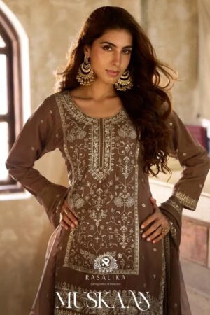 Rasalika Muskaan Embroidered Readymade Salwar Suits Rehmat Boutique