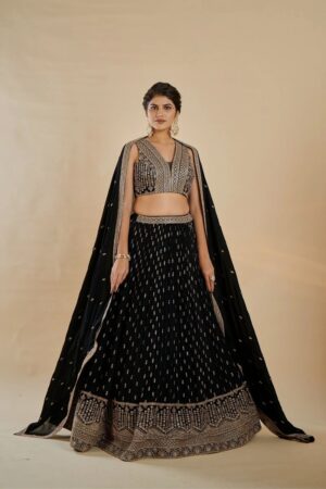 Tc 270 Faux Georgette Zari Designer Lehenga Choli Collection Rehmat Boutique