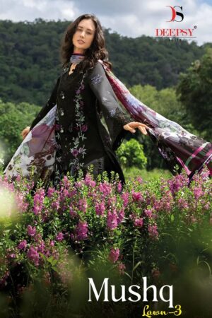 Deepsy Mushq Vol 3 Lawn Cotton Pakistani Salwar Kameez Rehmat Boutique