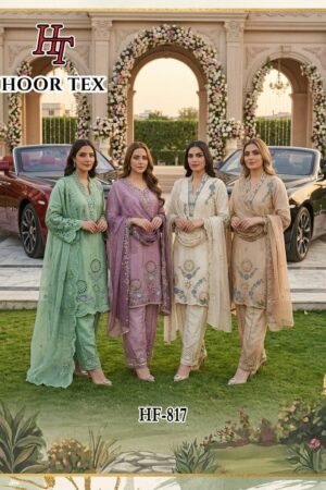 Hoor Tex 817 A To D Viscose Pakistani Readymade Salwar Suits Rehmat Boutique