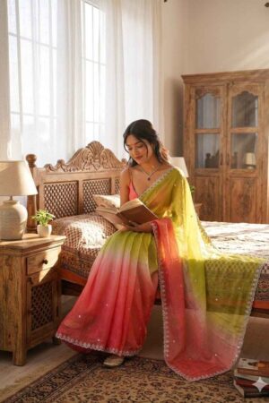 Ds 768 Space Silk Sequence Designer Saree Collection Rehmat Boutique