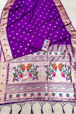 Mb 02 Soft Paithani Silk Meenakari Saree Collection Rehmat Boutique