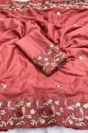 Star Floral Ah Star Georgette Embroidered Saree Online In India Rehmat Boutique