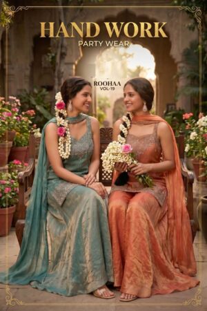 Roohaa Vol 19 Tora Silk Designer Salwar Kameez Collection Rehmat Boutique