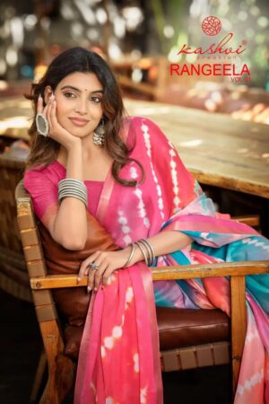 Kashvi Rangeela Vol 1 Printed Saree Wholesale Price Rehmat Boutique