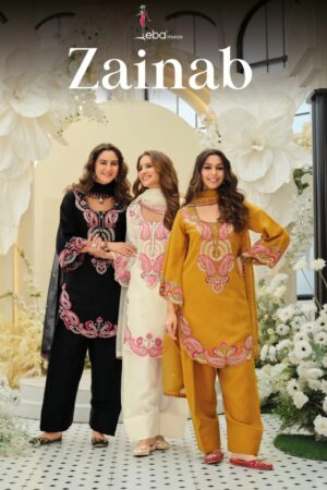 Eba Zainab Slub Beads Work Salwar Kameez Collection Rehmat Boutique