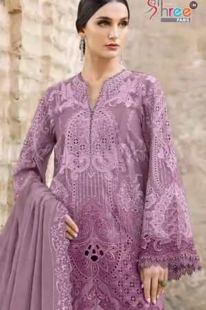 Shree Sf 5615 A To D Chiffon Embroidered Work Pakistani Salwar Suits Rehmat Boutique