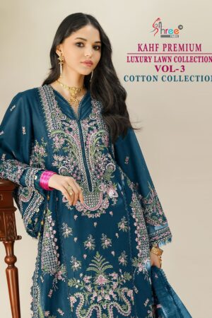 Shree Kahf Luxury Lawn Collection Vol 3 Pakistani Suits With Cotton Dupatta Rehmat Boutique