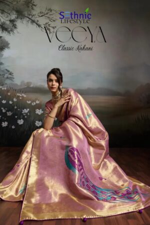 Sethnic Veeya Classic Kahani Banarasi Zari Work Saree Collection Rehmat Boutique