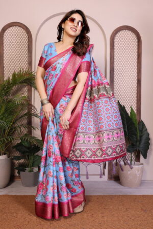 Aaxita 2 Cotton Silk Printed Saree Collection Rehmat Boutique