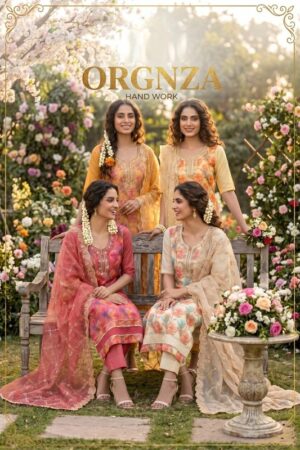 Roohaa Vol 22 Hand Worked Kurti With Bottom Dupatta Rehmat Boutique