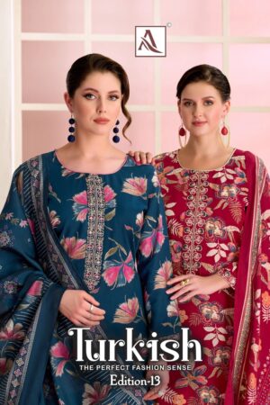 Alok Turkish Edition 13 Viscose Printed Dress Material Rehmat Boutique