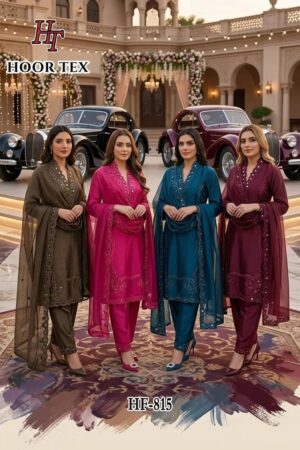 Hoor Tex 815 A To D Heavy Work Readymade Salwar Suit Rehmat Boutique