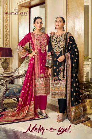 Mumtaz Arts Mehr E Gul Modal Silk Designer Salwar Suits Rehmat Boutique
