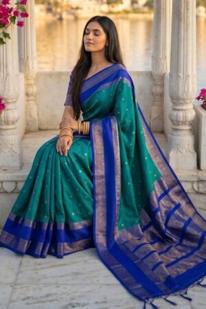 Ast Kashi Silk Blend Traditional Saree Collection Rehmat Boutique