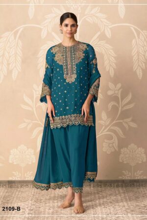 2109 Master Faux Georgette Salwar Kameez Collection Rehmat Boutique