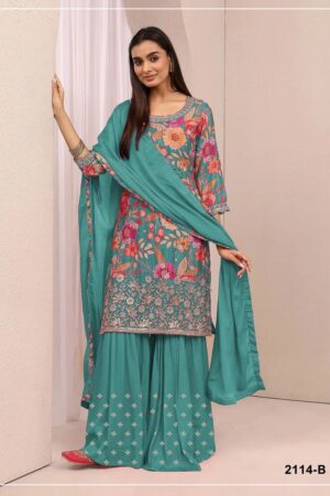 2114 Master Colors Embroidered Salwar Kameez Collection Rehmat Boutique