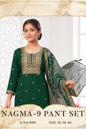Nagma 9990 And 9991 Kids Wear Kurti Bottom With Dupatta Rehmat Boutique