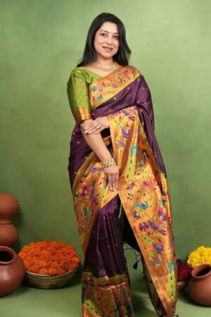 Soft Silk 005 Traditional Paithani Silk Saree Collection Rehmat Boutique