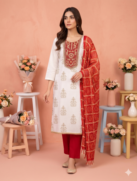 20260510040751.1778245451890046080 Rnx 5066 Rayon Bandhani Printed Dress Material Collection Rehmat Boutique Rnx 5066 Rayon Bandhani Printed Dress Material Collection Rehmat Boutique