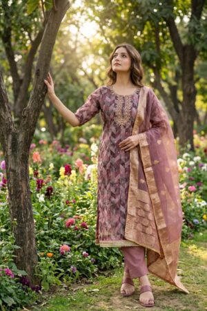 Roohaa Vol 28 Handworked Kurti With Bottom Dupatta Rehmat Boutique