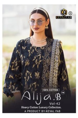 Keval Alija B Vol 42 Lawn Cotton Readymade Dress Collection Rehmat Boutique