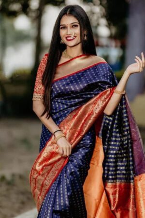 Silk 4080 Lichi Silk Traditional Saree Collection Rehmat Boutique