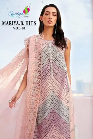 Saniya Mariya B Hits Vol 01 Cotton Pakistani Salwar Kameez Rehmat Boutique