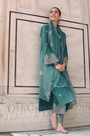 Dhruvi 462 Viscose Designer Kurti With Bottom Dupatta Rehmat Boutique
