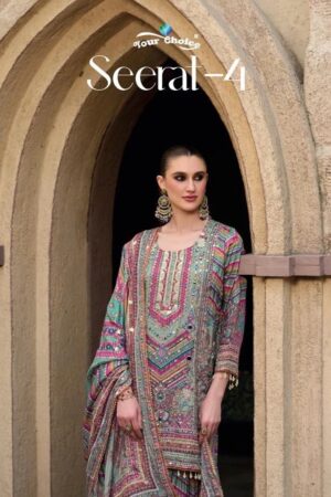 Your Choice Seerat 4 Chinon Designer Salwar Kameez Rehmat Boutique