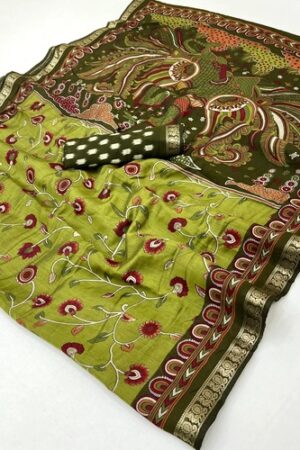 Floral F 2001 To 2006 Pv Cotton Printed Saree Collection Rehmat Boutique