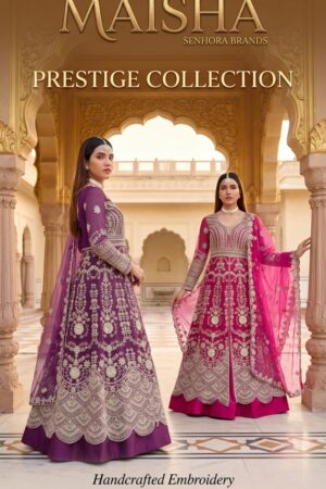 Senhora Anarkali 3106 Net Embroidered With Stone Work Gown With Bottom Dupatta Rehmat Boutique