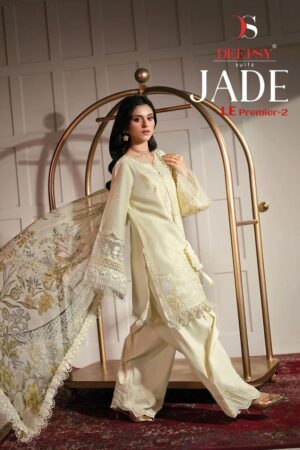 Deepsy Jade Le Premier Vol 2 Embroidered Salwar Suits Chiffon Dupatta Rehmat Boutique